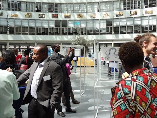 Image: Creative Court. Africans & Hague Justice exhibition, The Hague City Hall, 2014