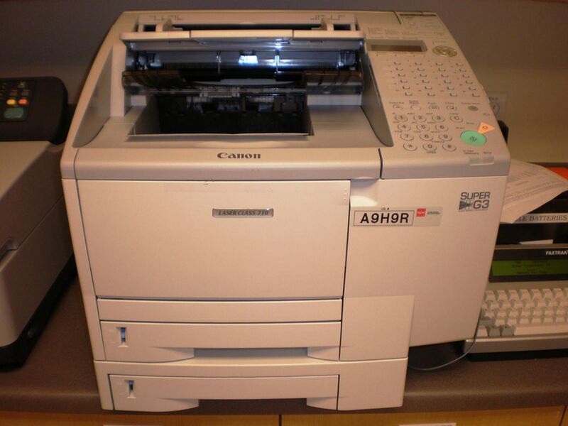 File:Canon Laser Class 710 fax machine.JPG