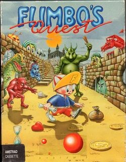 Flimbo's Quest 1990 Amstrad CPC Cover Art.jpg