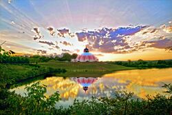 The LOTUS Shrine in Yogaville, Virginia at the Satchidananda Ashram