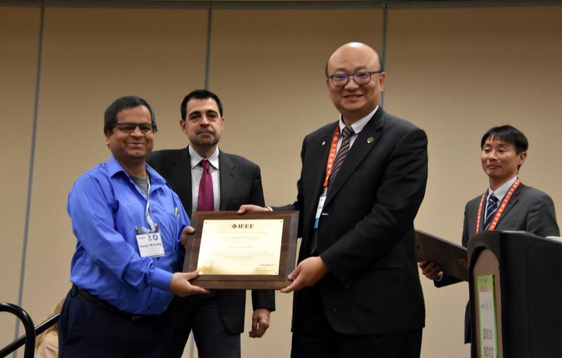 File:Mohanty Receiving IEEE-CESoc Outstanding Service Award 2020.jpg