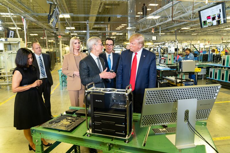 File:President Trump Tours the Apple Manufacturing Plant (49100681517).jpg