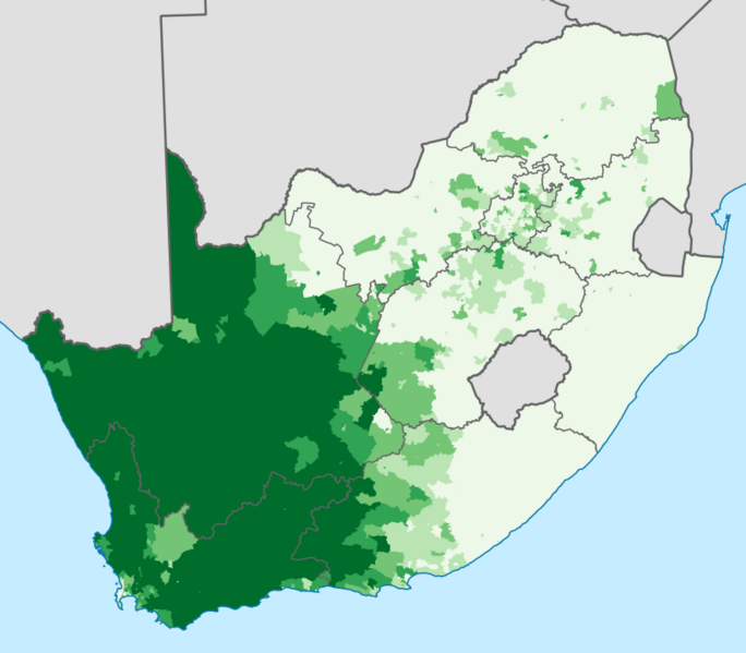 File:South Africa 2011 Afrikaans speakers proportion map.svg
