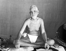 Sri Ramana Maharshi - Sitting - G. G Welling - 1948.jpg