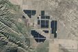 Topaz Solar Farm, one of the world's largest photovoltaic power stations, as seen from space