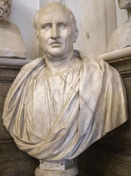File:"Portrait of Cicero" at The Capitoline Museum - Front.jpg