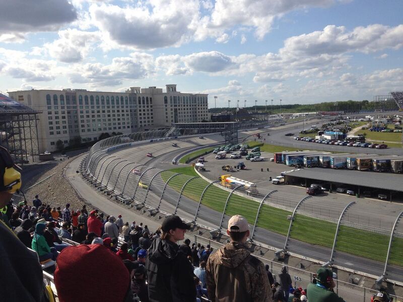File:2016 AAA 400 Drive for Autism from between turns 3 and 4.jpg