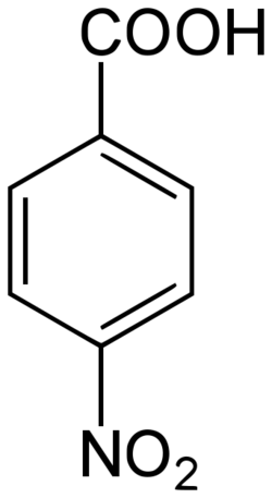 4-Nitrobenzoic acid.svg