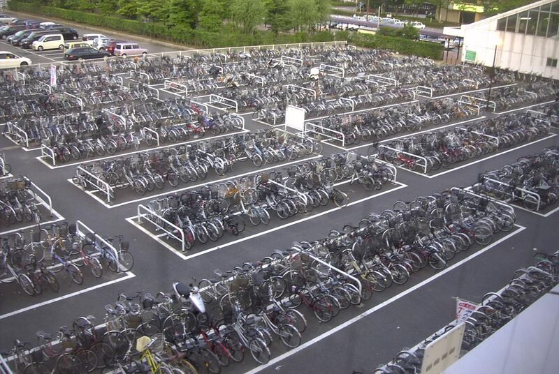 File:Bicycle Parking Lot Niigata.jpg