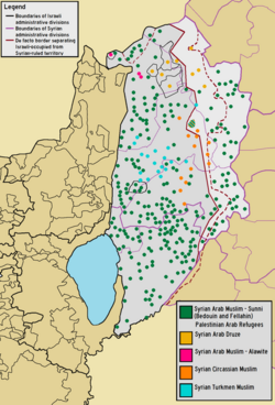 Demographic map of the Golan Heights - Before 1967 - Legend.png