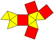 Elongated oblate octahedron net.png