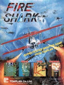 Fire Shark arcade flyer.jpg