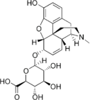 Chemical structure of Morphine 6-glucuronide.