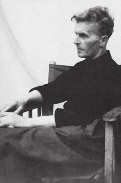 52. Ludwig Wittgenstein in von Wright's garden.jpg