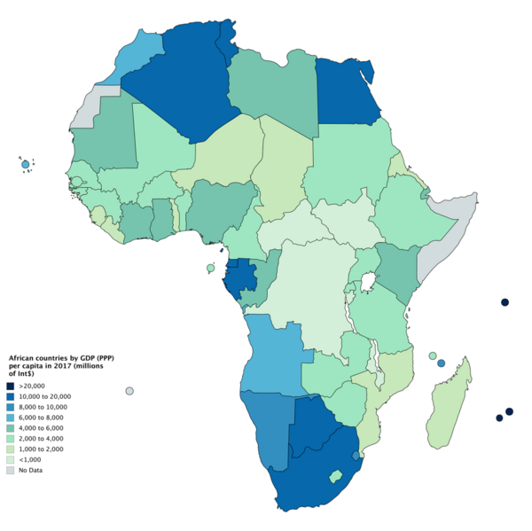 File:African countries by GDP (PPP) per capita in 2020.png