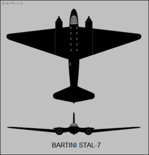 Bartini Stal-7 two-view silhouette.png