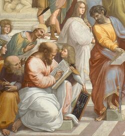 Cropped image of Pythagoras from Raphael's School of Athens.jpg