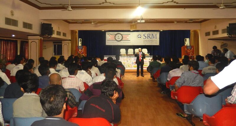File:Dr.Rajadurai delivering Motivational Lecture to SRM University Students, 2014.jpg