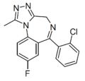 Iso-flualprazolam structure.png