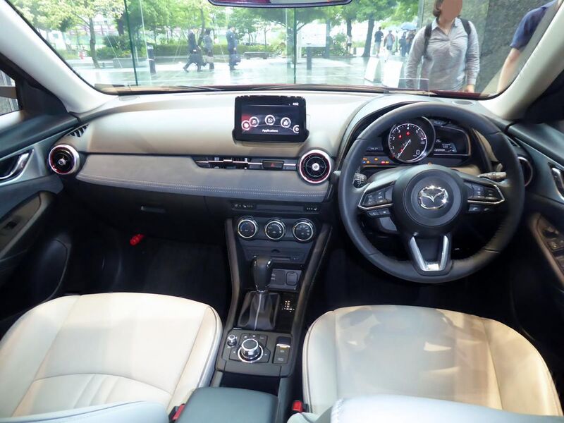 File:Mazda CX-3 XD L Package (3DA-DK8FW) interior.jpg