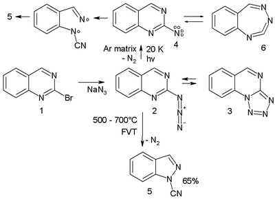 Nitrene ring-expansion and ring-contraction