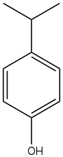 P-isopropylphenol.svg