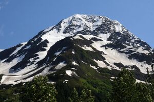 Snowcapped peak along the Upper Winner Creek trail (3823674398).jpg