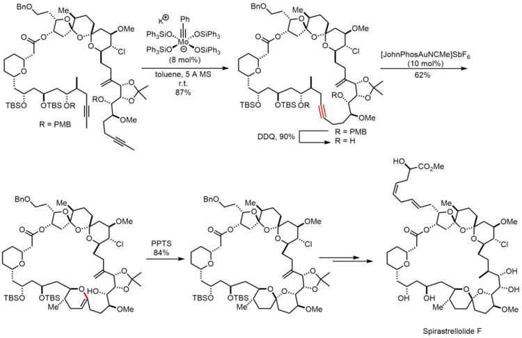 Total synthesis of Spirastrellolide F 2.png