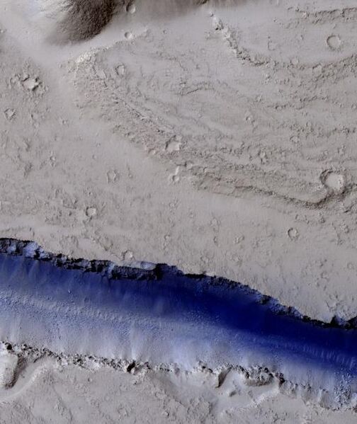 File:Troughs showing blue in Elysium Planitia.JPG