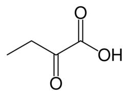 Alpha-ketobutyric acid.svg