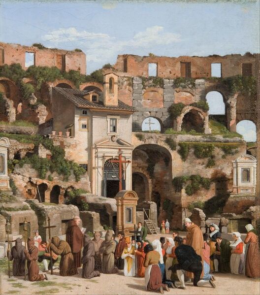 File:Christoffer Wilhelm Eckersberg - View of the interior of the Colosseum - Google Art Project.jpg