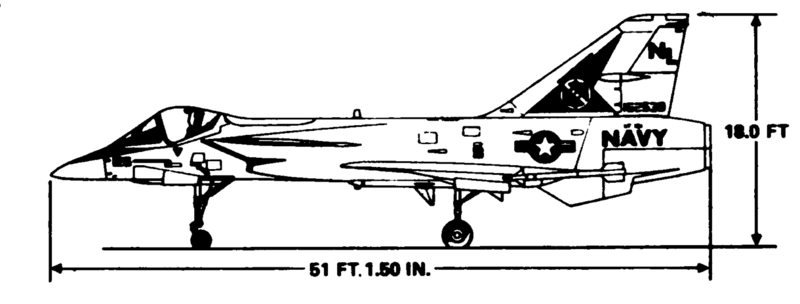 File:Convair Model 200A lift plus lift-cruise general arrangement (side view).png