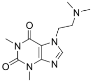 Skeletal formula of dimethazan