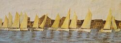 Gifford oil painting of 1902 spritsail race.jpg