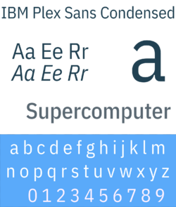 IBM Plex Sans Condensed sample.svg