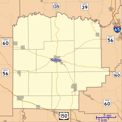 Location map of Washington County, Indiana.svg