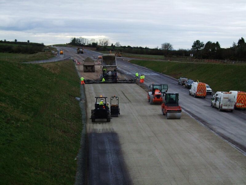 File:Motorway construction in Ireland.JPG