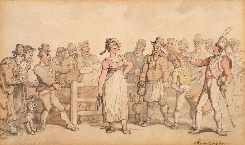File:Rowlandson, Thomas - Selling a Wife - 1812-14.jpg