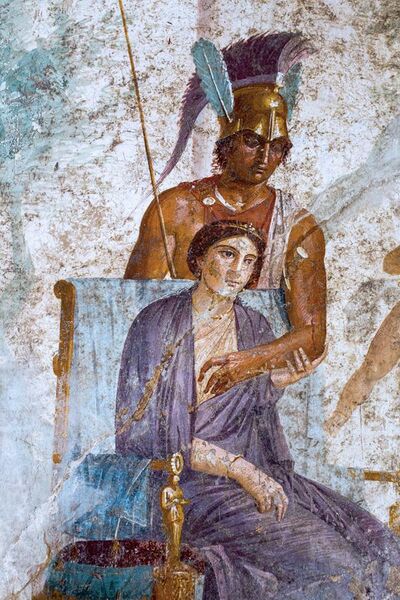 File:Wall painting - Ares and Aphrodite - Pompeii (VII 2 23) - Napoli MAN 9249 - 03.jpg