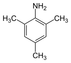 2,4,6-Trimethylaniline.svg