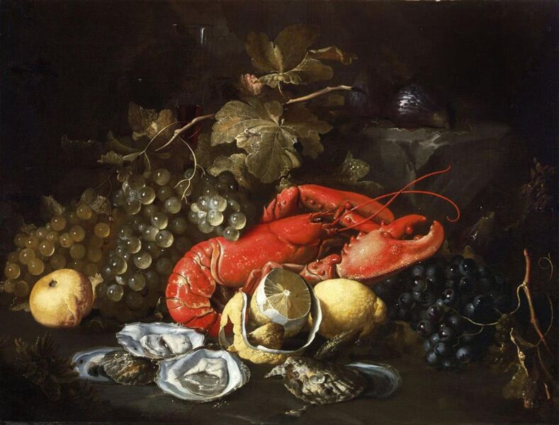 File:Alexander Coosemans - Still Life with Lobster and Oysters.jpg