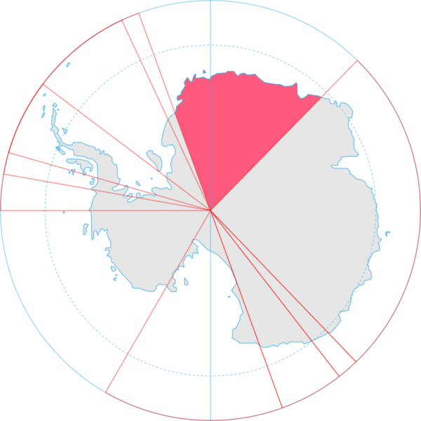 File:Antarctica, Norway territorial claim (Queen Maud Land, 2015).svg