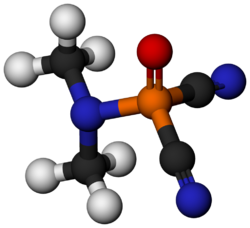 Dimethylamidophosphoric dicyanide-3D-balls-by-AHRLS-2011.png