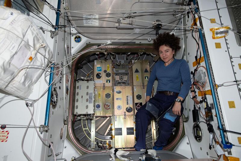File:Expedition 61 Flight Engineer Jessica Meir and Slingshot.jpg