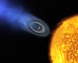 Oxygen and carbon discovered in extrasolar planet atmosphere blow-off.jpg