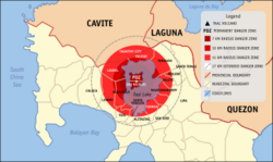 Taal Volcano Danger Zone.svg