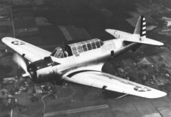 Vultee YA-19 in flight.jpg