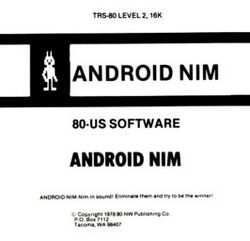 Intro screen of the PET version of Android Nim