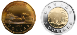 Canadian 1 and 2 dollar coins.png