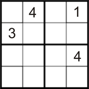Sudoku (4×4)